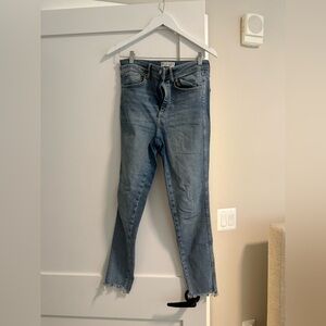 Light wash stretchy free people jeans size 29